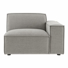 Restore Performance Fabric Upholstered Right-Facing Modular Lounge Chair