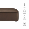 Restore Vegan Leather Modular Ottoman