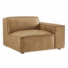 Restore Vegan Leather Right-Facing Modular Lounge Chair