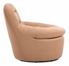 Reva Swivel Chair in Tan