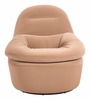 Reva Swivel Chair in Tan