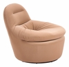 Reva Swivel Chair in Tan