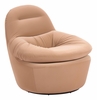 Reva Swivel Chair in Tan