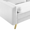 Revive Performance Velvet Sofa in White