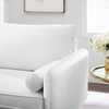 Revive Performance Velvet Sofa in White