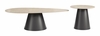 Reyes Coffee Table Set 2-Piece in Natural & Black