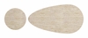 Reyes Coffee Table Set 2-Piece in Natural & Black