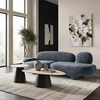 Reyes Coffee Table Set 2-Piece in Natural & Black