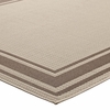 Rim Solid Border 8x10 Indoor and Outdoor Area Rug