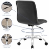 Ripple Armless Mid Back Office Chair