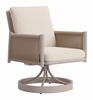Rivan Swivel Dining Chair in Beige