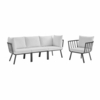 Riverside 4 Piece Outdoor Patio Aluminum Set MID-3784