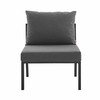 Riverside 5 Piece Outdoor Patio Aluminum Sectional