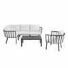 Riverside 6 Piece Outdoor Patio Aluminum Set MID-3795