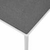 Riverside Aluminum Outdoor Patio Coffee Table in White