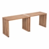 Riviera Extendable Bench Set of 2 in Natural