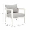 Roccia Armchair in Gray
