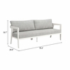 Roccia Sofa in Gray