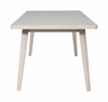 Roms Dining Table in Whitewashed