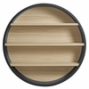 Romy 47" Round Wall Book Shelf