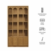 Rory 76 Inch Arched Kitchen Pantry Display Cabinet