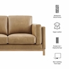 Roscoe 63 inch Vegan Leather Loveseat