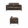 Roscoe 63 inch Vegan Leather Loveseat