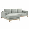 Roscoe Left-Facing Fabric Sectional Sofa with Chaise