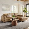 Roscoe Right-Facing Vegan Leather Sectional Sofa with Chaise