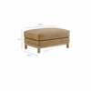 Roscoe Vegan Leather Ottoman