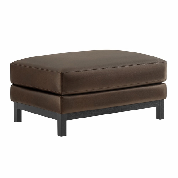 Roscoe Vegan Leather Ottoman