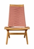Rova Lounge Chair in Terracotta