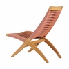 Rova Lounge Chair in Terracotta