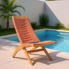Rova Lounge Chair in Terracotta