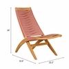 Rova Lounge Chair in Terracotta