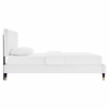 Roxanne Performance Velvet Queen Platform Bed-MOD-6286