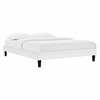 Roxanne Tapered Wood Leg Performance Velvet Queen Platform Bed