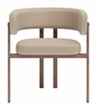 Ruge Dining Chair Set of 2 in Beige