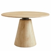 Sabelle 47" Round Wood Dining Table in Natural