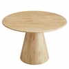 Sabelle 47" Round Wood Dining Table in Natural