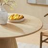 Sabelle 47" Round Wood Dining Table in Natural
