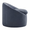 Sadie Slipcovered Linen-Blend Round Accent Chair