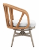 Safal Swivel Dining Chair in Multicolor