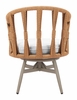 Safal Swivel Dining Chair in Multicolor
