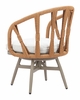 Safal Swivel Dining Chair in Multicolor
