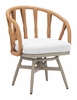 Safal Swivel Dining Chair in Multicolor