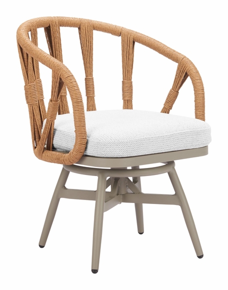 Safal Swivel Dining Chair in Multicolor