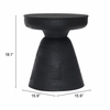 Sage Side Table in Black