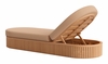 Sakina Chaise Lounge in Brown