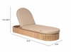 Sakina Chaise Lounge in Brown